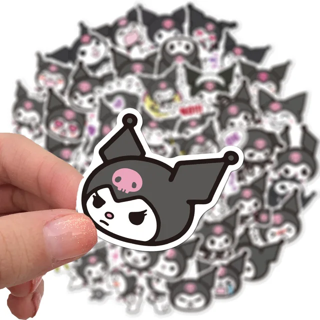 10/30/50/120PCS Anime Cute Kuromi Stickers Cartoon Decals Kids Toy