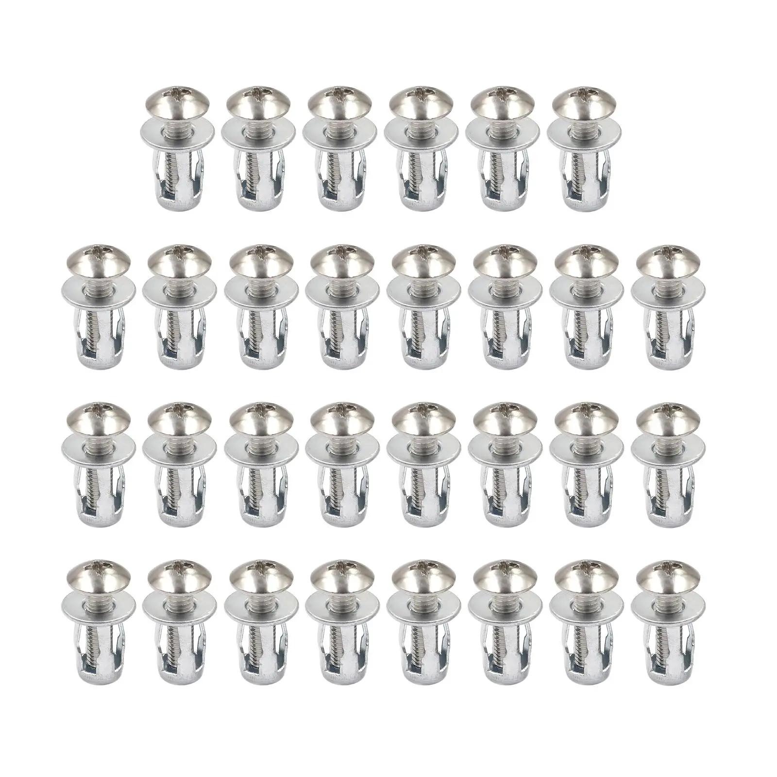 30 Pieces Petal Screw Tool Expansion Bolt for Curtain Installation Lamp Installation Gypsum Board Fixing Curtains Wall Cabinets