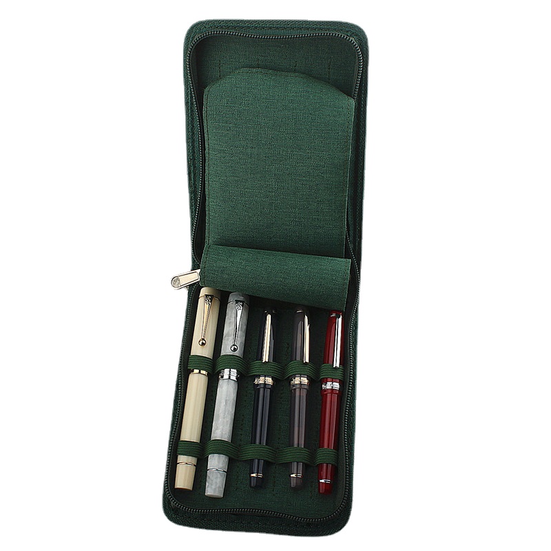 caneta-tinteiro e Rollerball Pen Holder, saco de