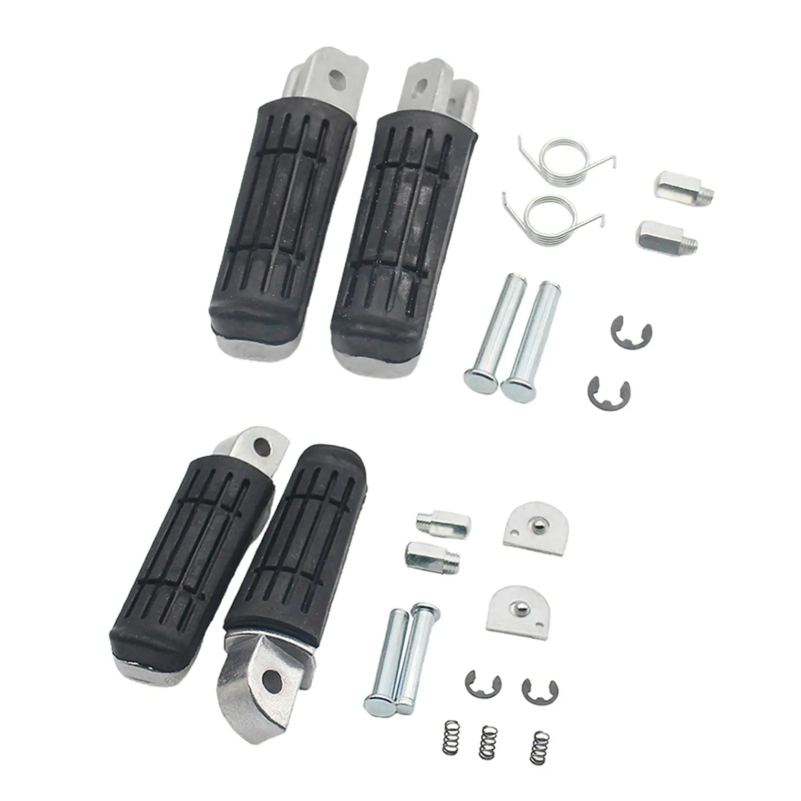 Pair Motorcycle Foot Pegs Footrest Compatible with YZF1000 R1 FZ6R FZ6 FJR1300