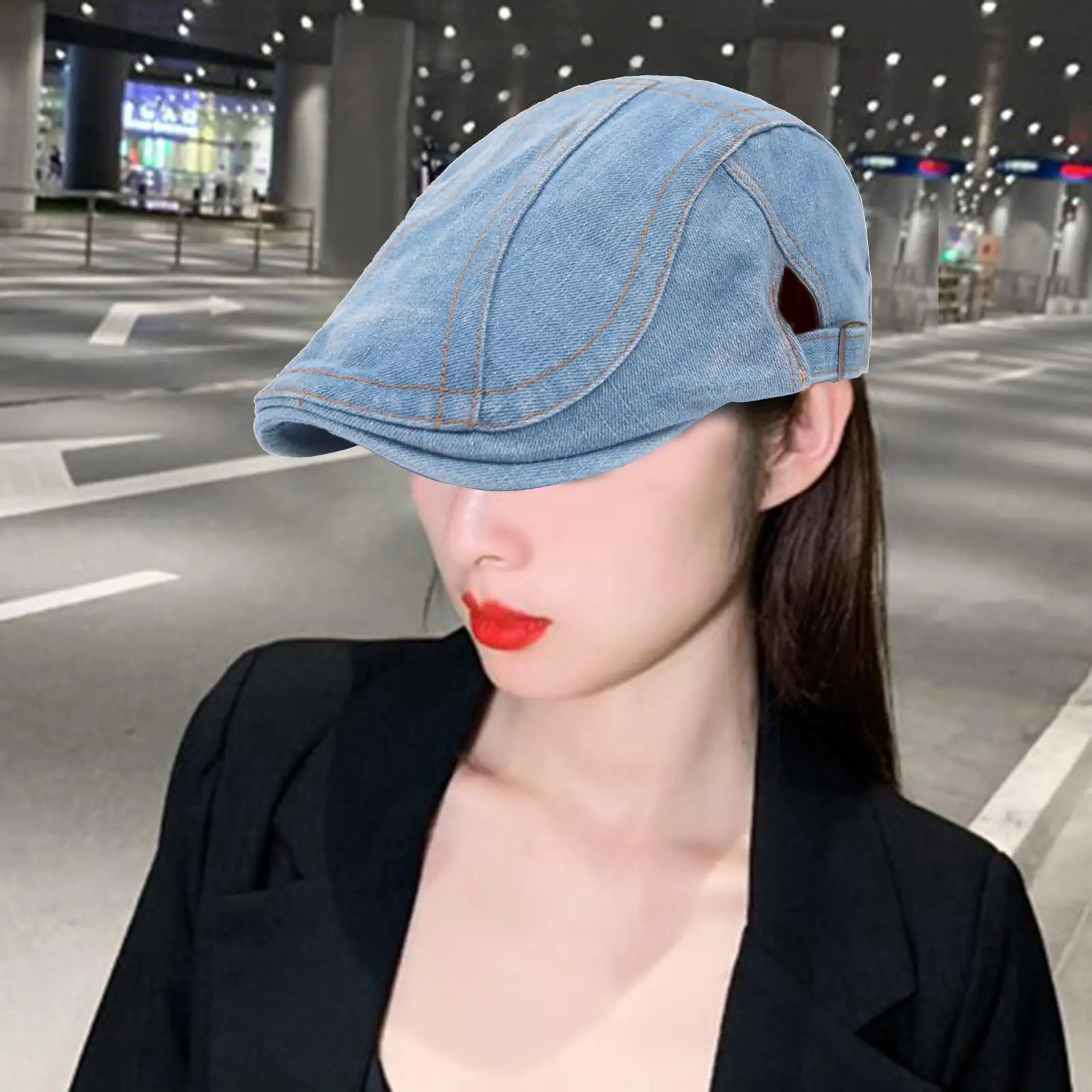 Unisex Newsboy Hat,  Driving Hunting Cabbie  Caps for Adjustable