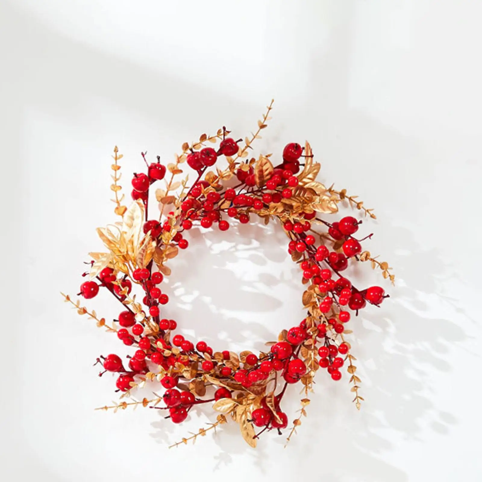 Traditional Red Wreath Hanging Garland New Year Decor Living Room Decor for Bridal Wedding Party