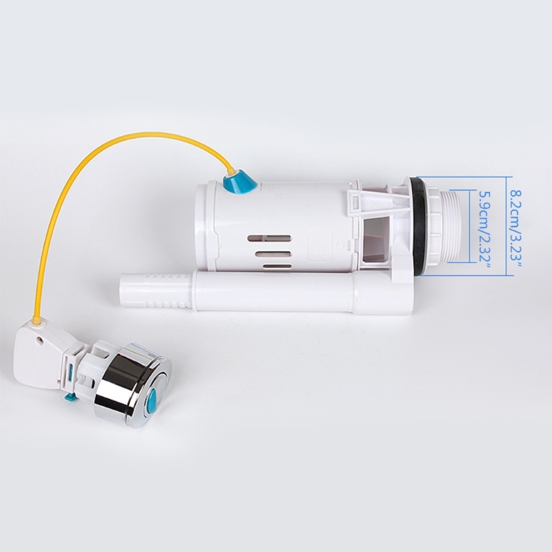 Description Picture 5 of itemLine Control Double Row Drain Valves Double Flush Toilet Tanks Valves Efficient Water Tanks Accessory for FlushingToilet