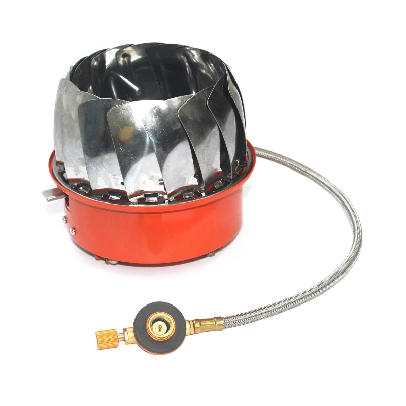 Lightweight Picnic Gas Stove Portable Camping Stove Stainless Steel Folding Gas Burners Windproof Stove Cooker Cookware