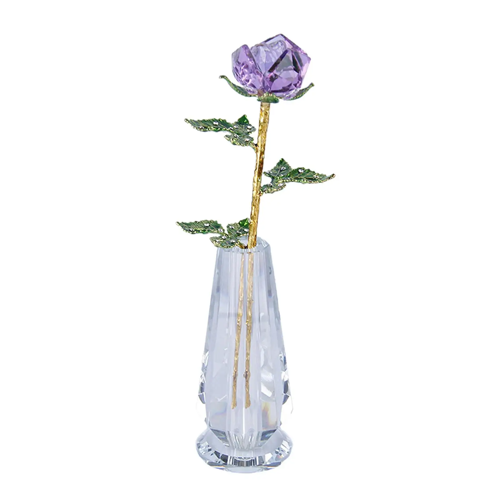 Unique Crystal Ornament Artwork Figurines for Birthday Home Women