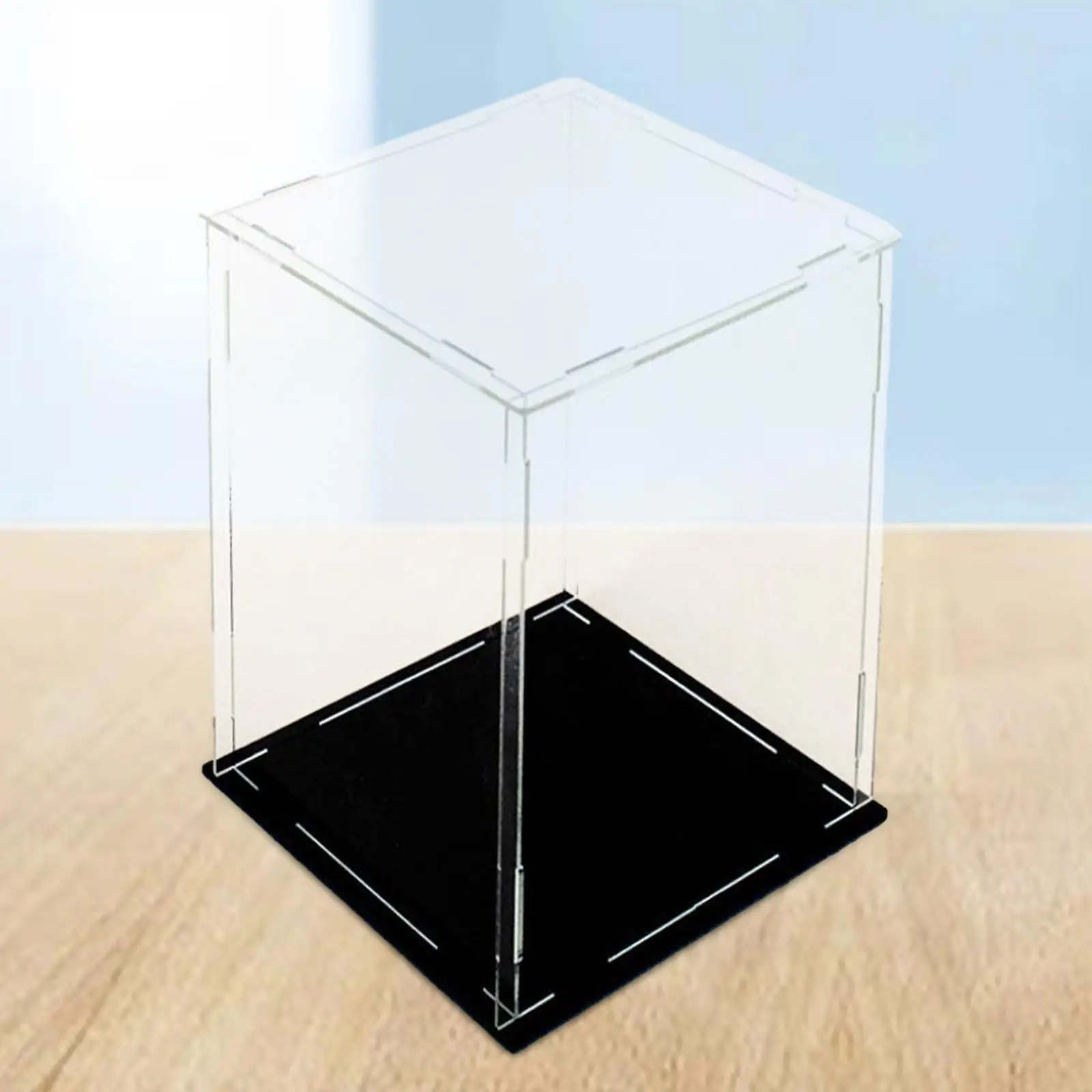 Acrylic Display Case Showcase for Action Figures Stackable Collection Acrylic Cube for Model Cars Statue Miniature Figurines