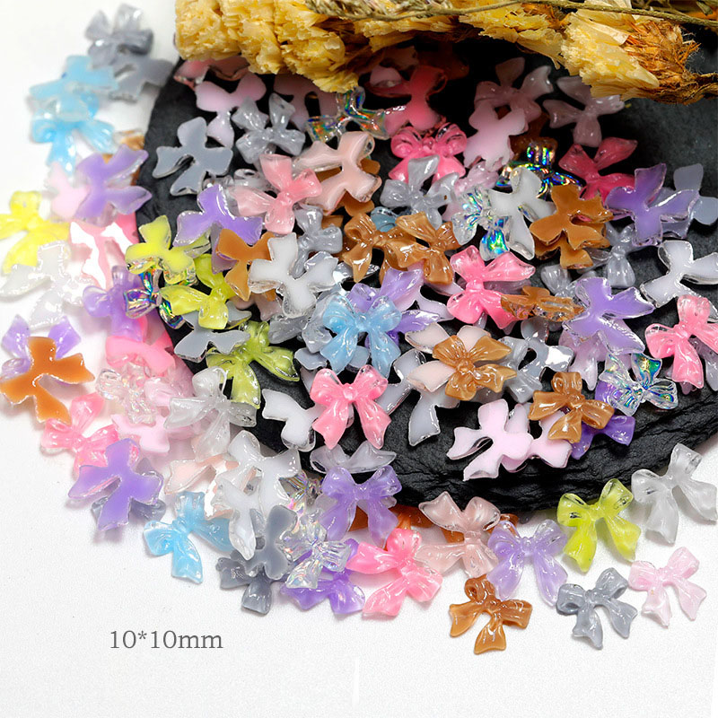 Best of 100Pcs Bulk Nail Charms Kawaii Multi-Shapes Mixed Resin Nail Charms Cute 3D Nail DIY Slimes Crafts For Nail Art Decorations Gems Reviews & Tips - Image 6