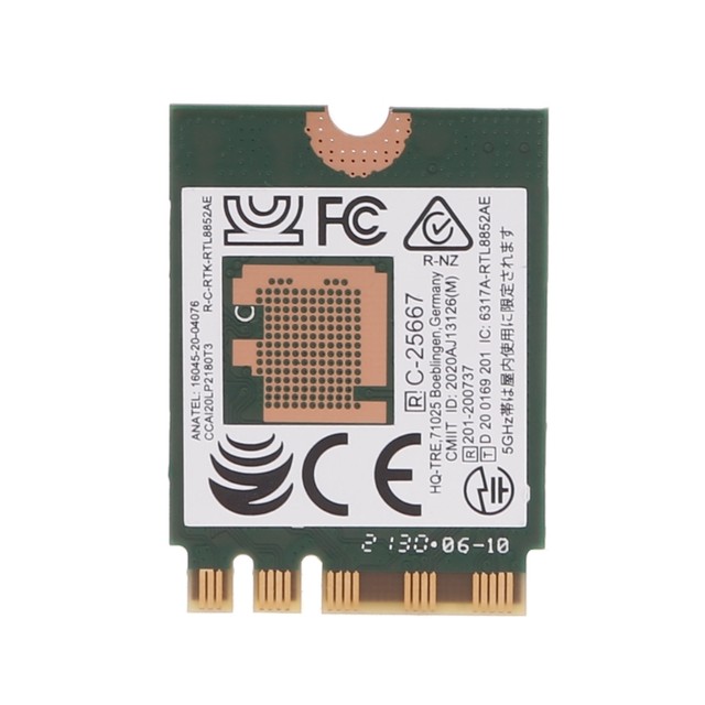 Realtek Module RTL8852AE Wi-Fi 6 Combo Card 802.11ax M.2 5G Wifi Wireless  Wlan Card 5.2 for WIN 10 11 - AliExpress