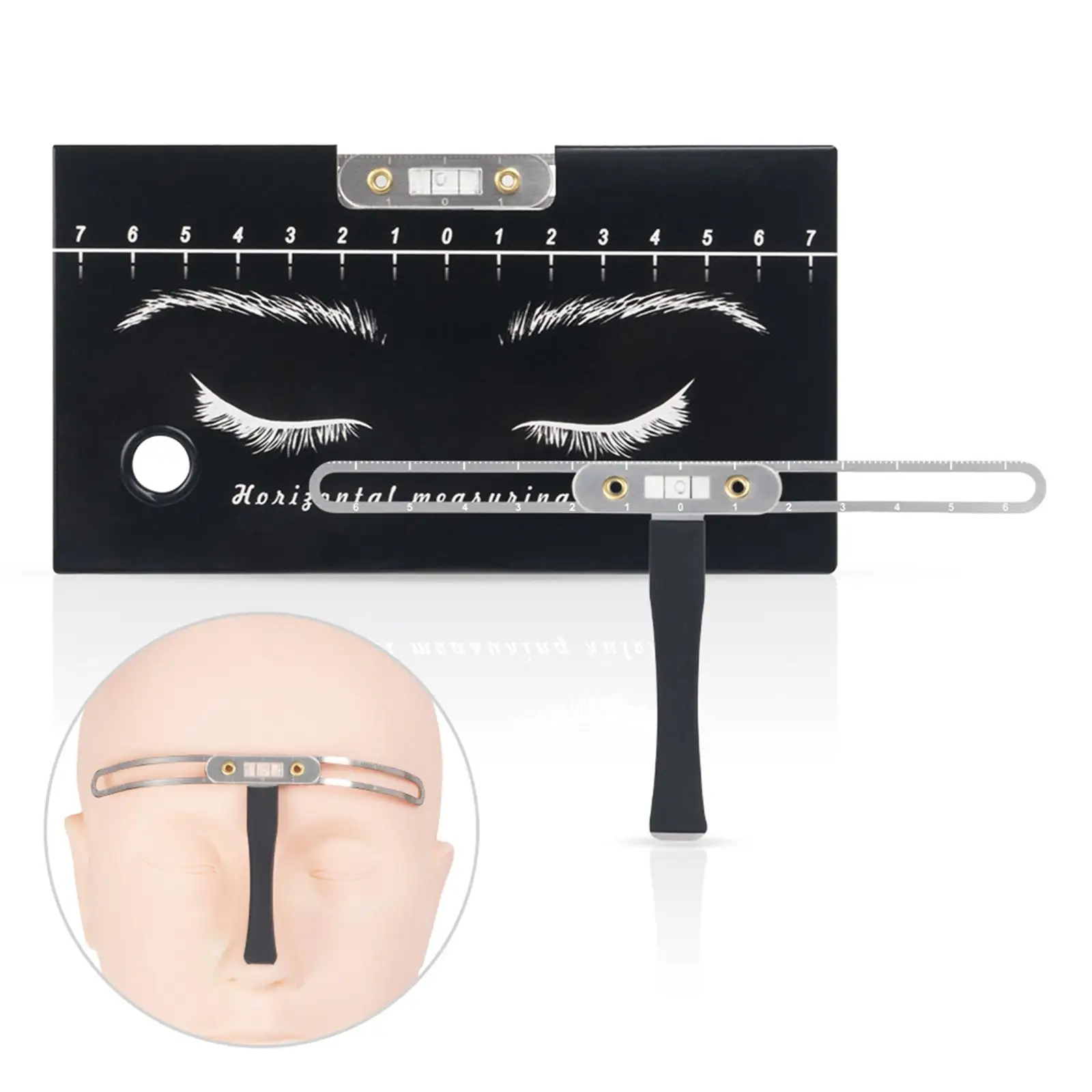 Eyebrow Caliper Makeup Accessories DIY Ruler Calipers Symmetrical Tool Eyebrow Extension Permanent Tattoo Positioning Shaping