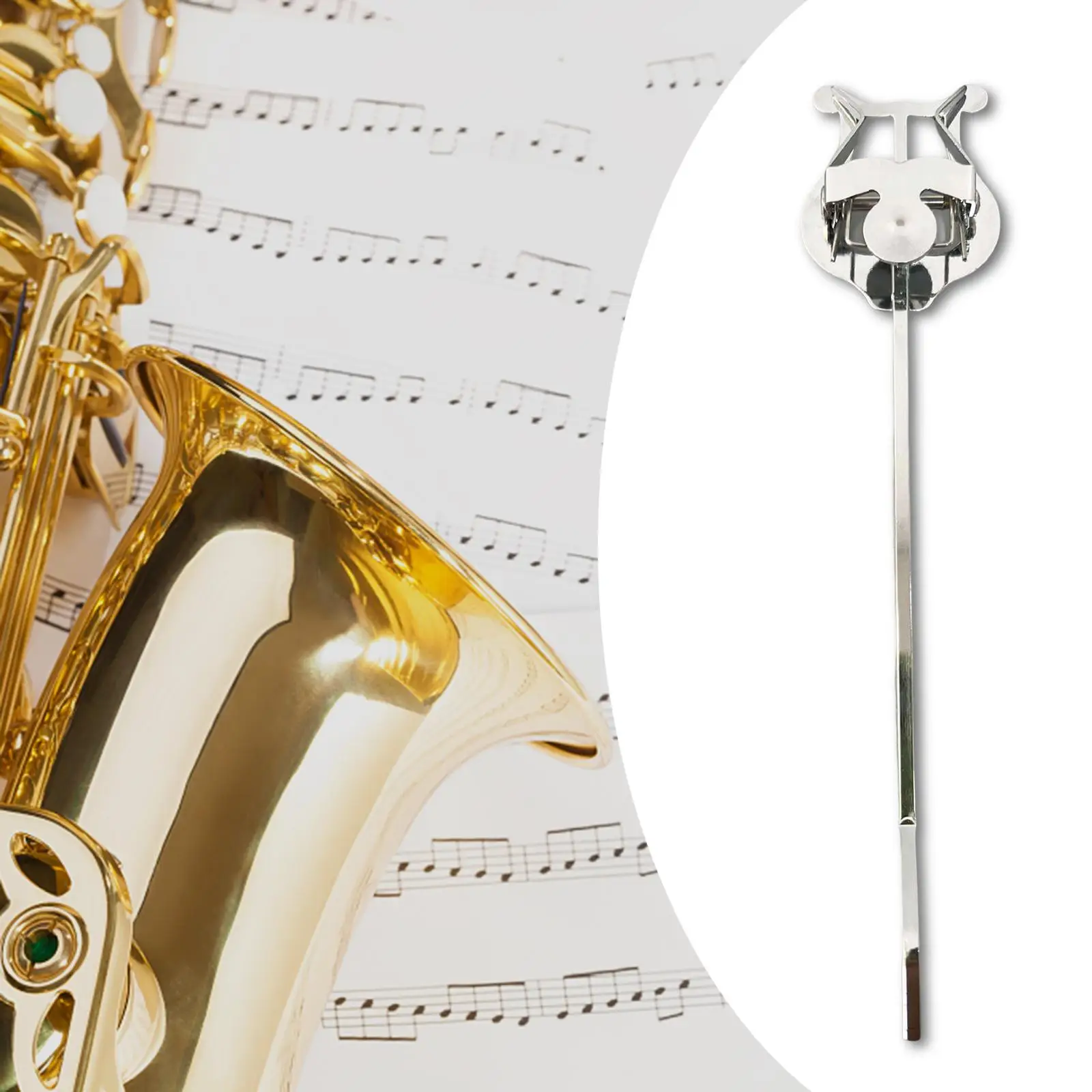 Marching Lyre Clamp Trumpet Marching Clamp Trumpet Sheet Music Clip for Saxophone