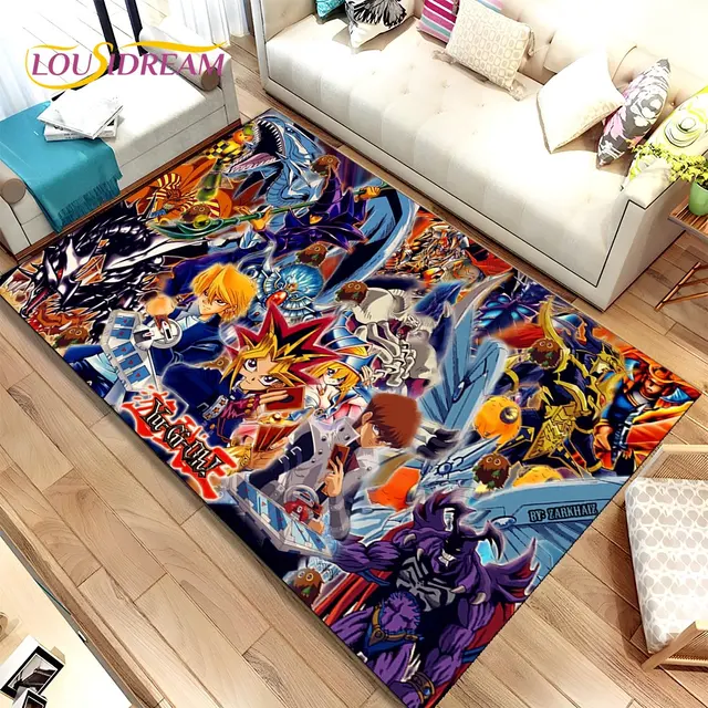 Anime Card Area Rug Gift 3D Printed Room Mat Floor Mat Carpet