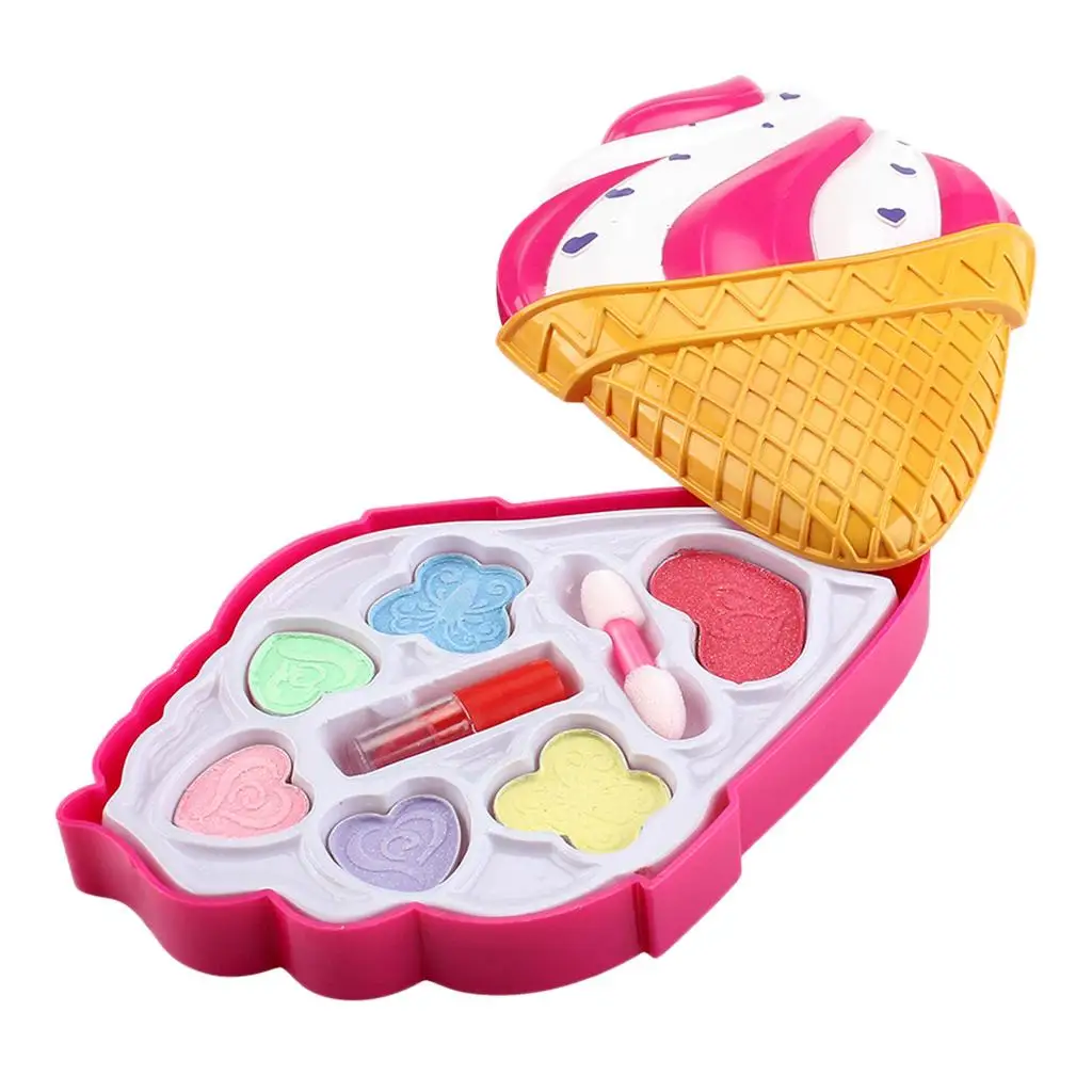 Child Pretend Play Cosmetic Makeup Toy Set Little Kids Beauty Dress Up Toys