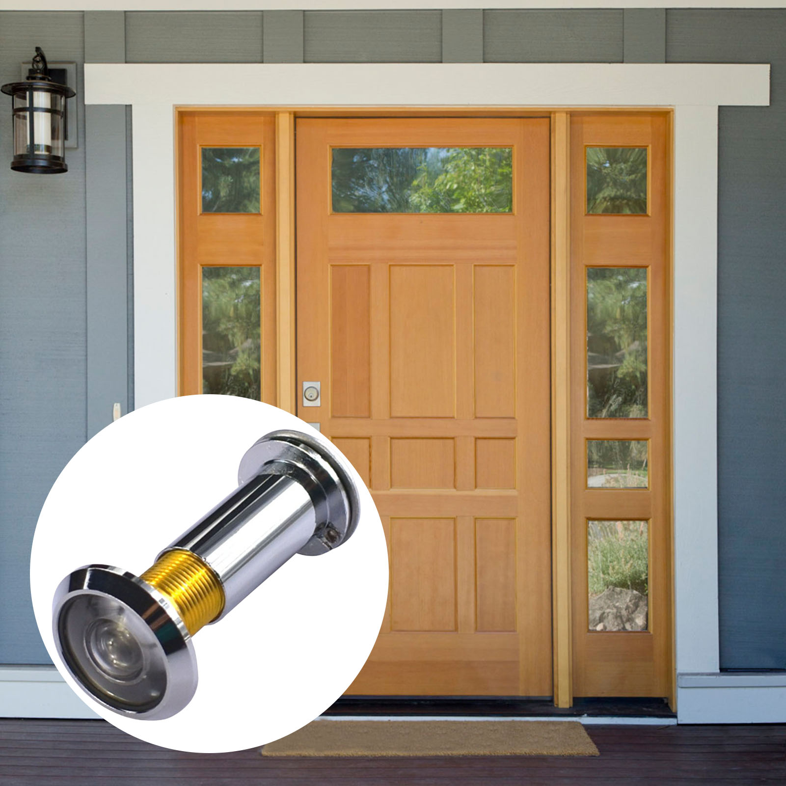 Description Picture 4 of itemSecurity Home Doors Viewer Peephole Wide Angle House Apartments Accessory for Friends Family Housewarming Gift