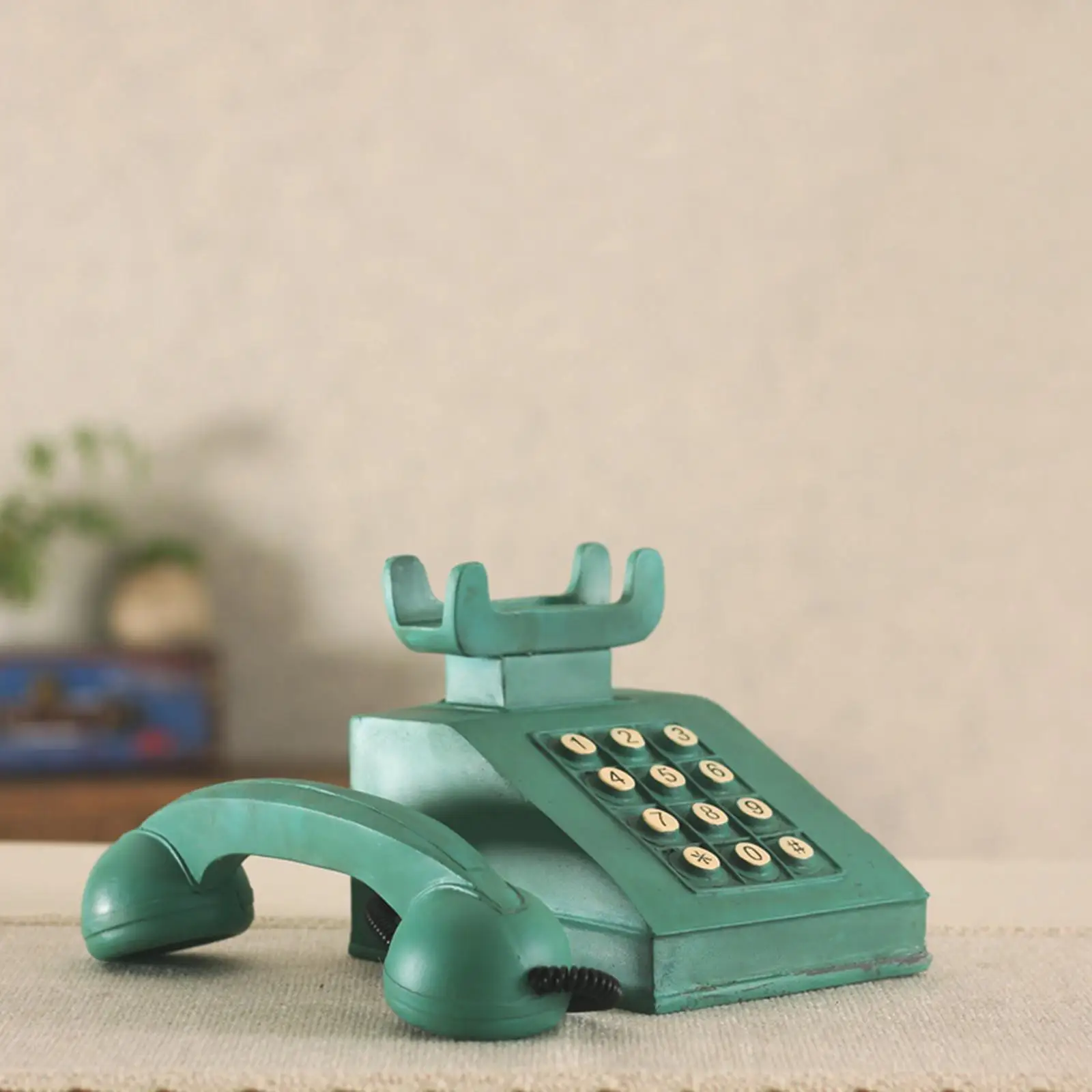 Classic American Telephone Model Statue for Hotel Desk Desktop