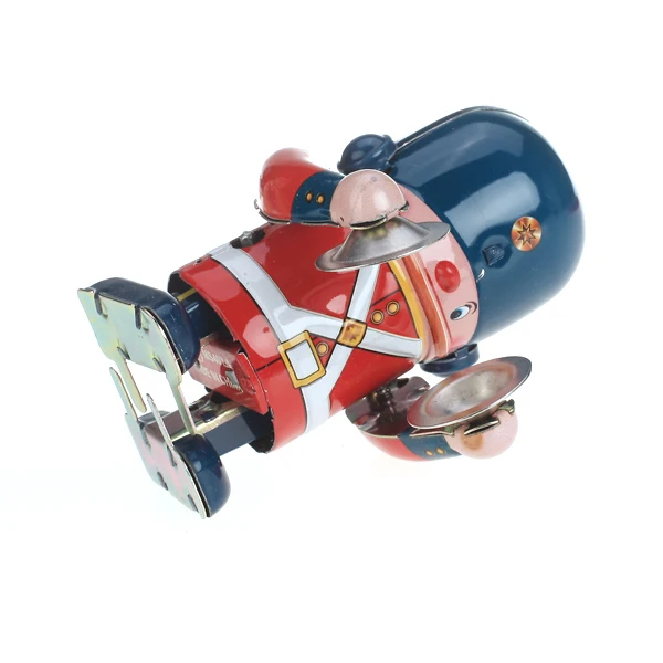 Wind up Soldier Hit Cymbals Robot Model w/ Key Novelty Toy Gift Collectibles 