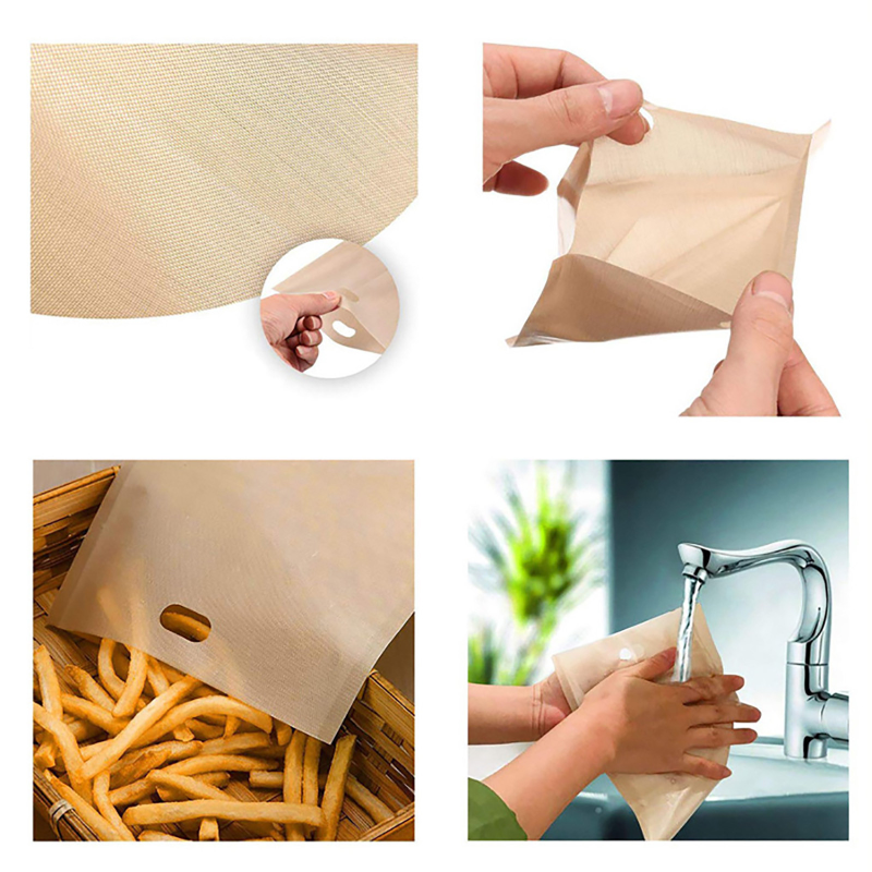 (Flash Sale- 50% Off) Reusable Toaster Bag- 5pcs