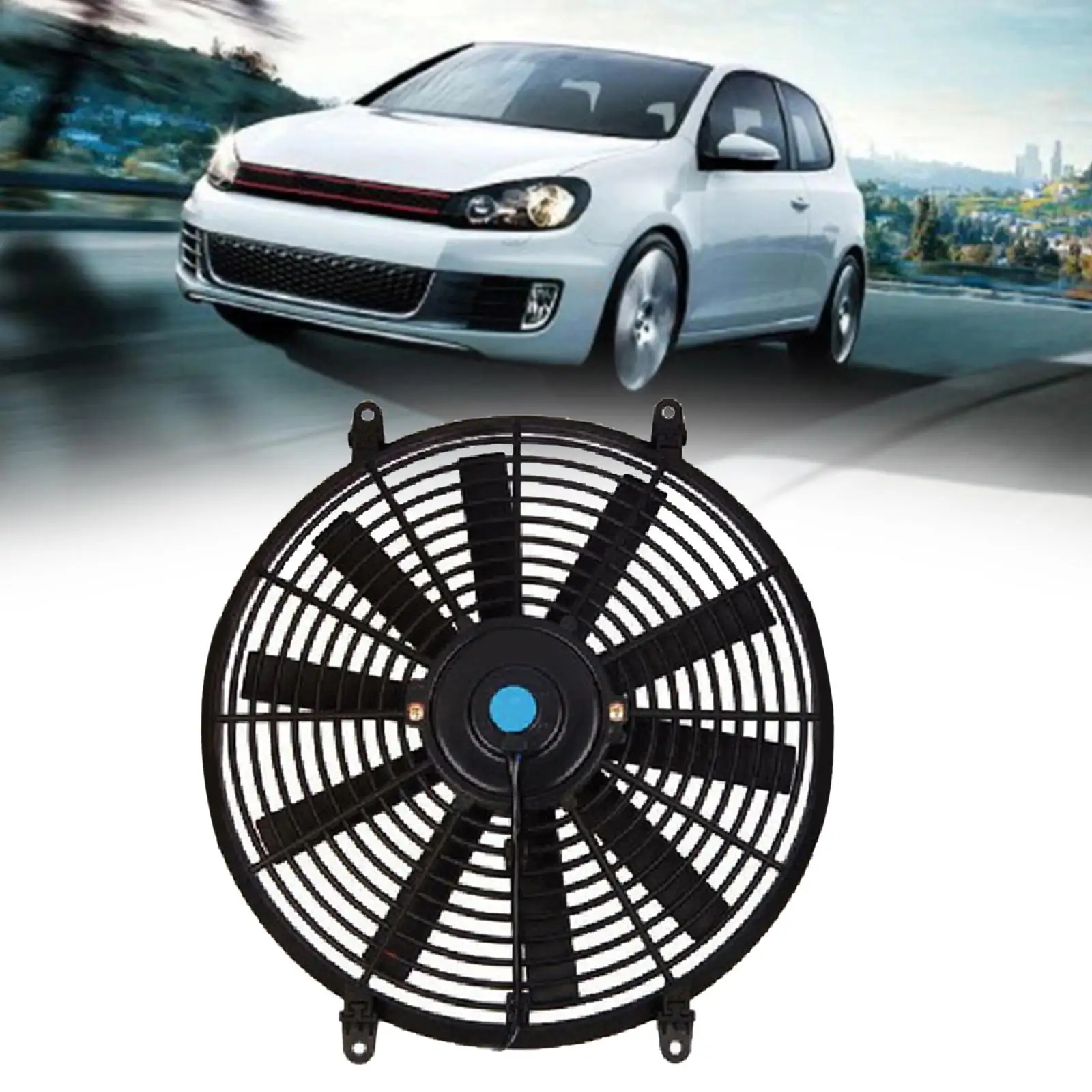 Electric Car Cooling Fan Sturdy for Auto Trailers Accessories