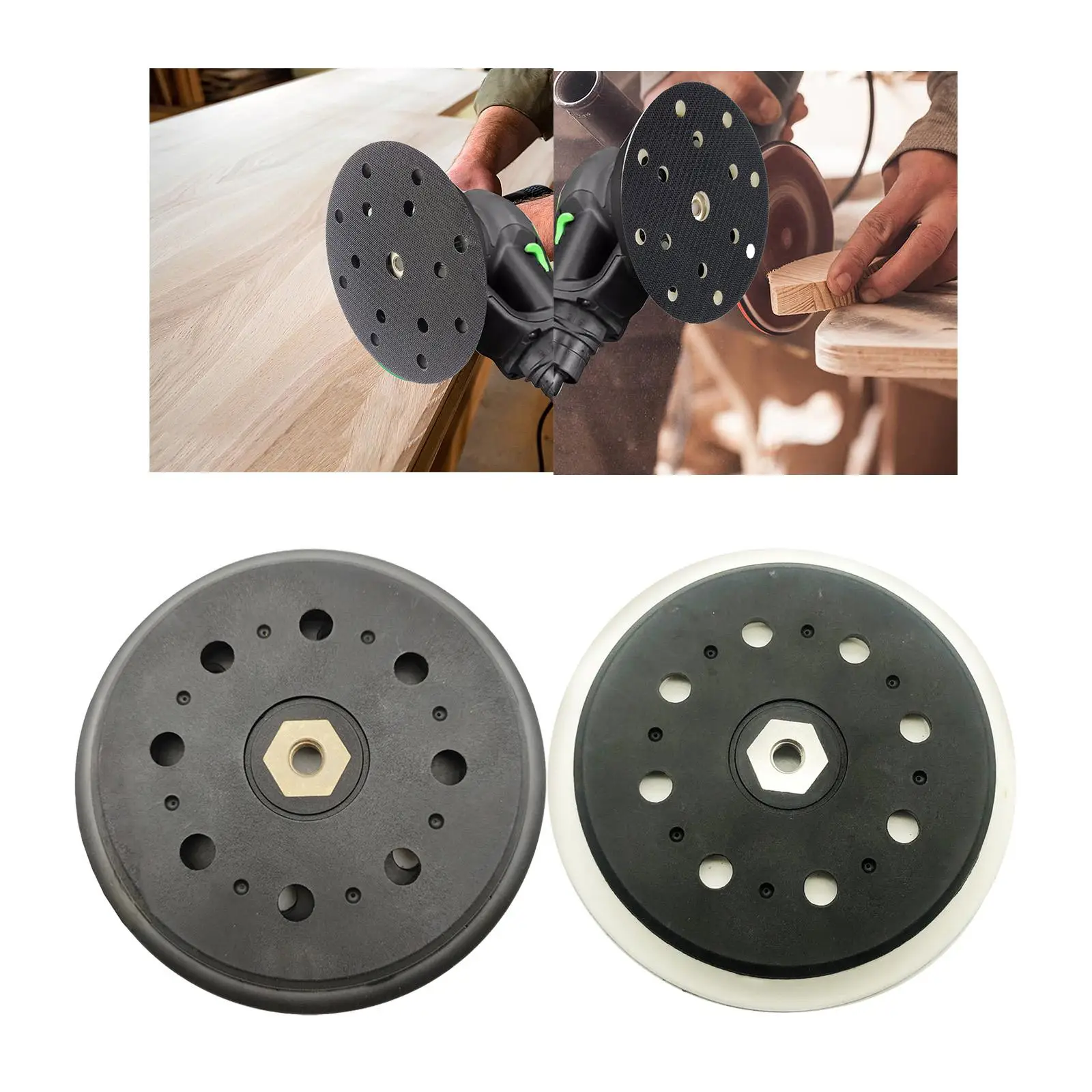 15 Hole Polishing Backing Pad 148mm Sanding Backing Stable for for BO6050J