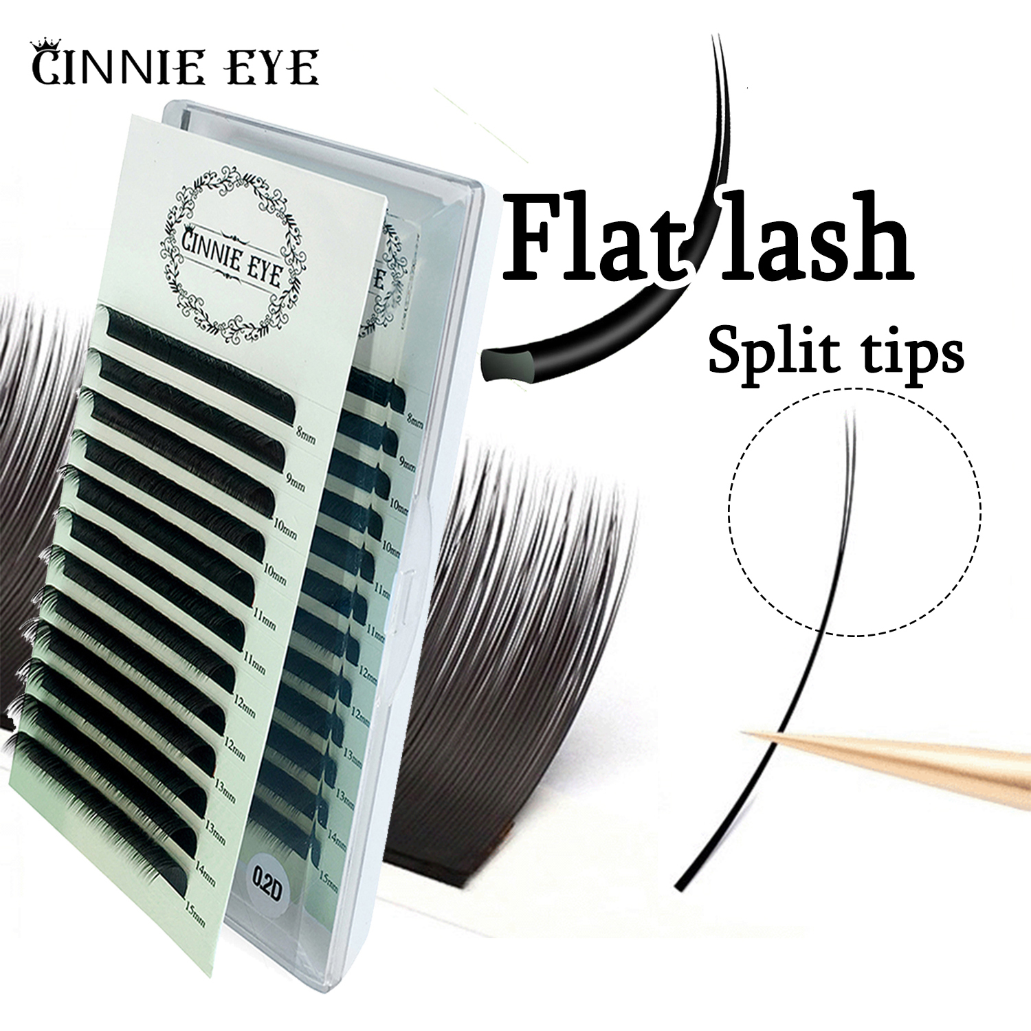 Best of New Ellipse Eyelashes Extension Flat Mink Lash Split Tips False Lash Makeup Individual Classic Lash Cashmere Lashes Supplies Reviews & Tips