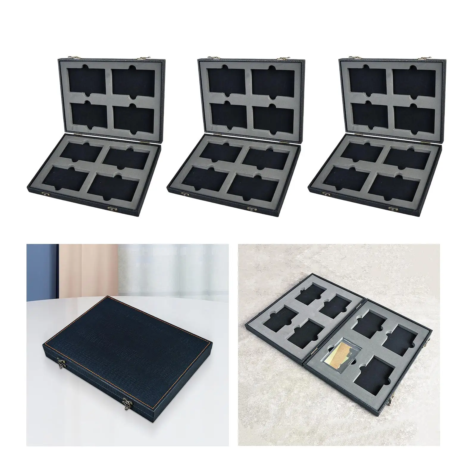 Game Card Case Game Card Storage Box Protective 35 to  Grading Card Sleeve Storage Box for Collection Board Games Cards