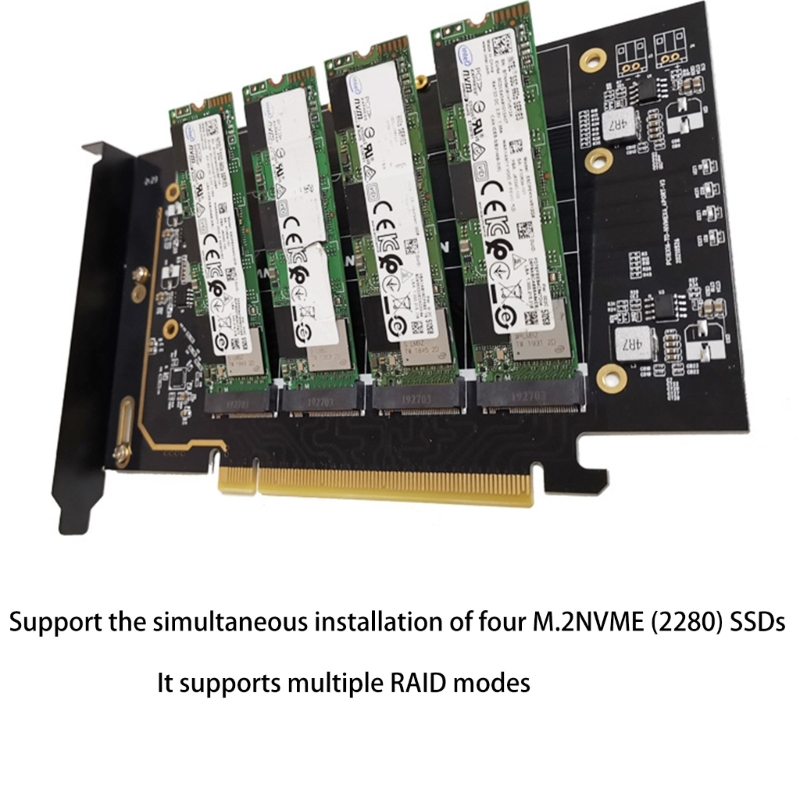 Pci 4.0x16 para 4 portas. 2 nvme