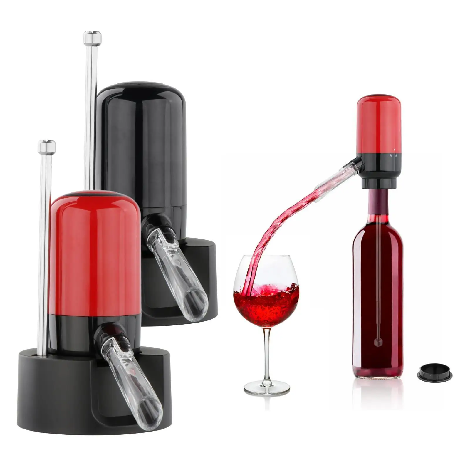 Portable  wine carafe decanter Wine Accessories Electric Wine Aerator Pourer for Travel