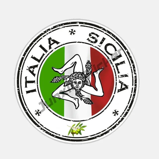 Oval Italien Italienische Flagge Aufkleber Auto Aufkleber Italia Stolz Liebe  Italia Sicilia Aufkleber Motorrad Tank Italia Aufkleber Auto Zubehör -  AliExpress