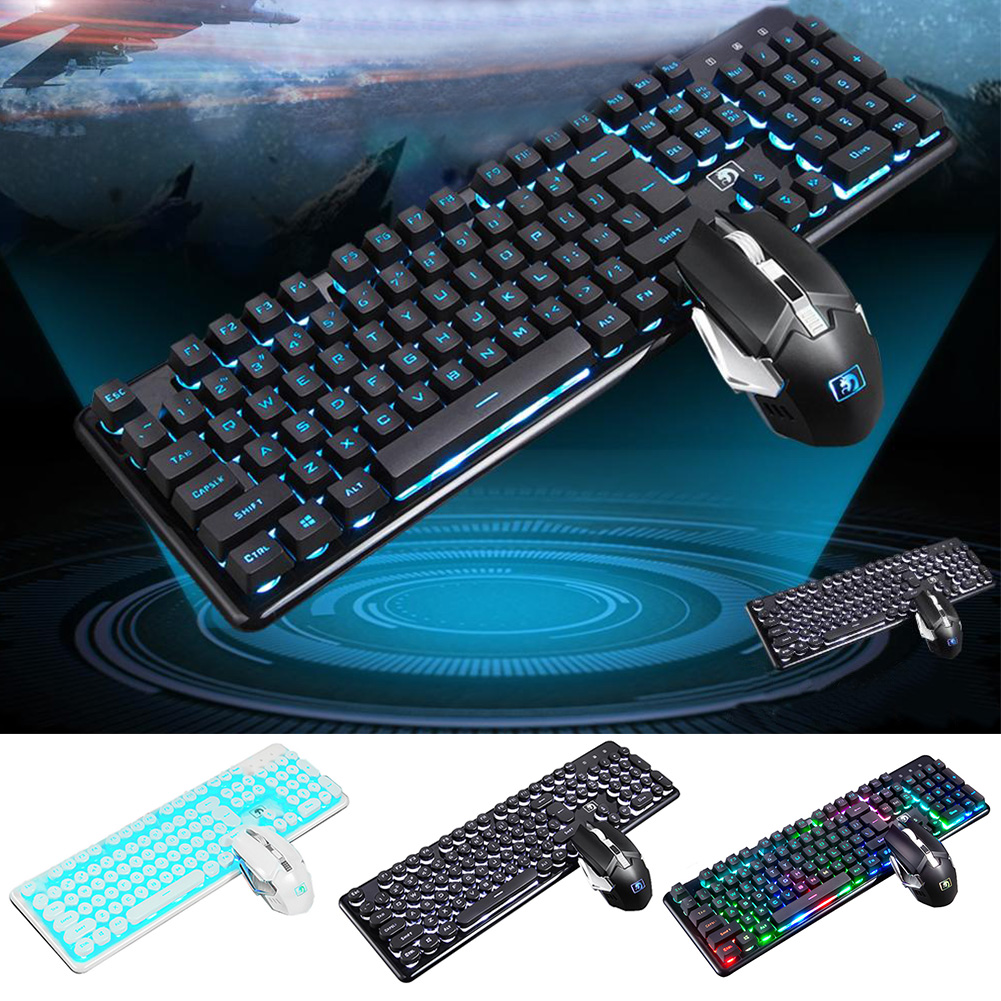 backlit keyboard and mouse combo