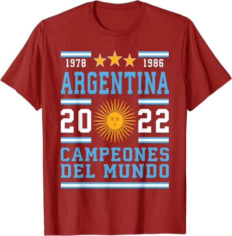 Argentinien 3 Sterne Argentinischen Flagge Tres Estrellas Drei Sterne T-Shirt Beste Ziege der Jahr Immer Graphic Tee Gedenk Geschenke – Detail 11