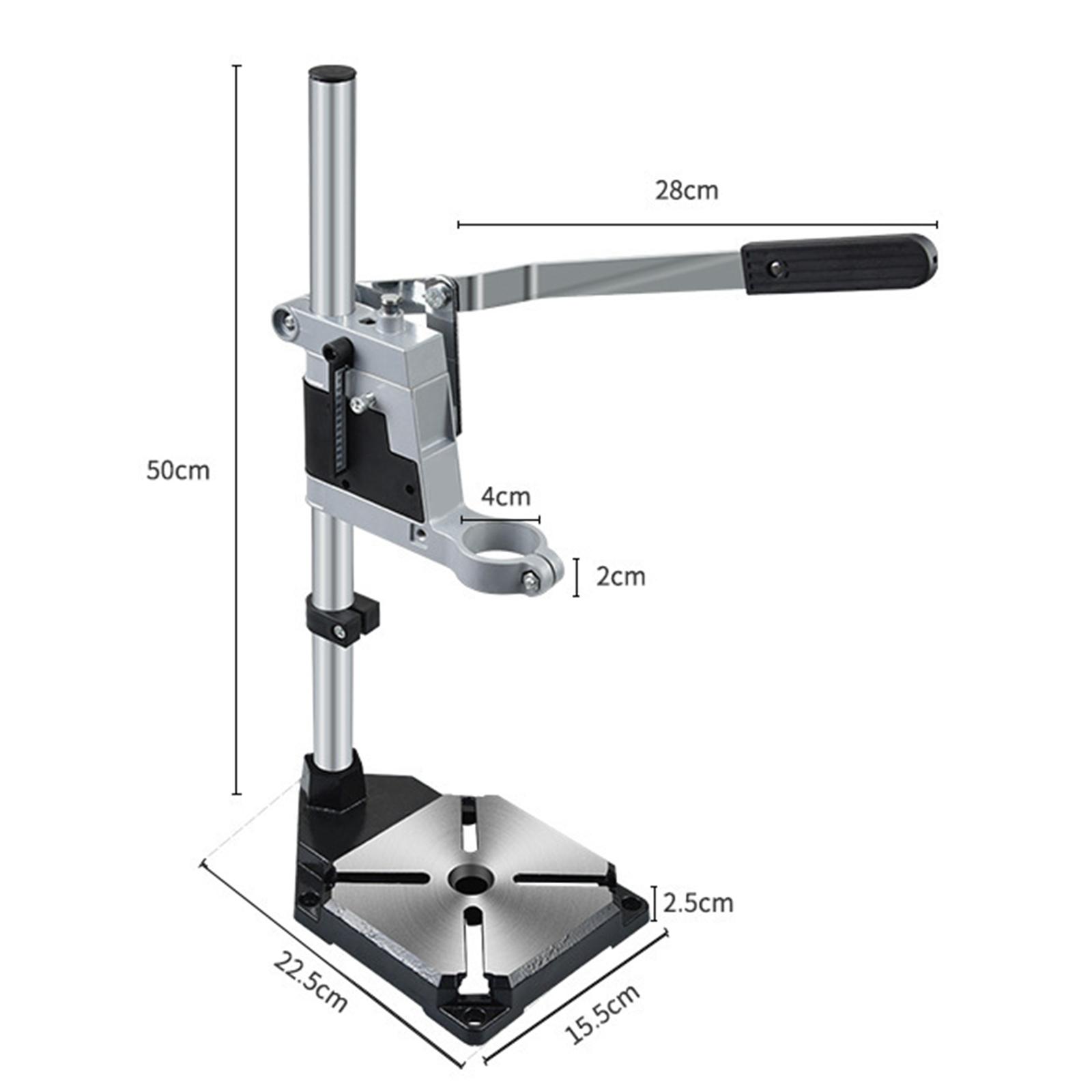 Универсальная настольная стойка для сверления, портативный вращающийся  держатель для инструмента, регулируемая высота, стойка для сверления для  дома | AliExpress