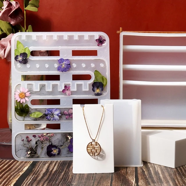 DIY Jewelry Organizer Wall | Easy and Pretty Earring Holder