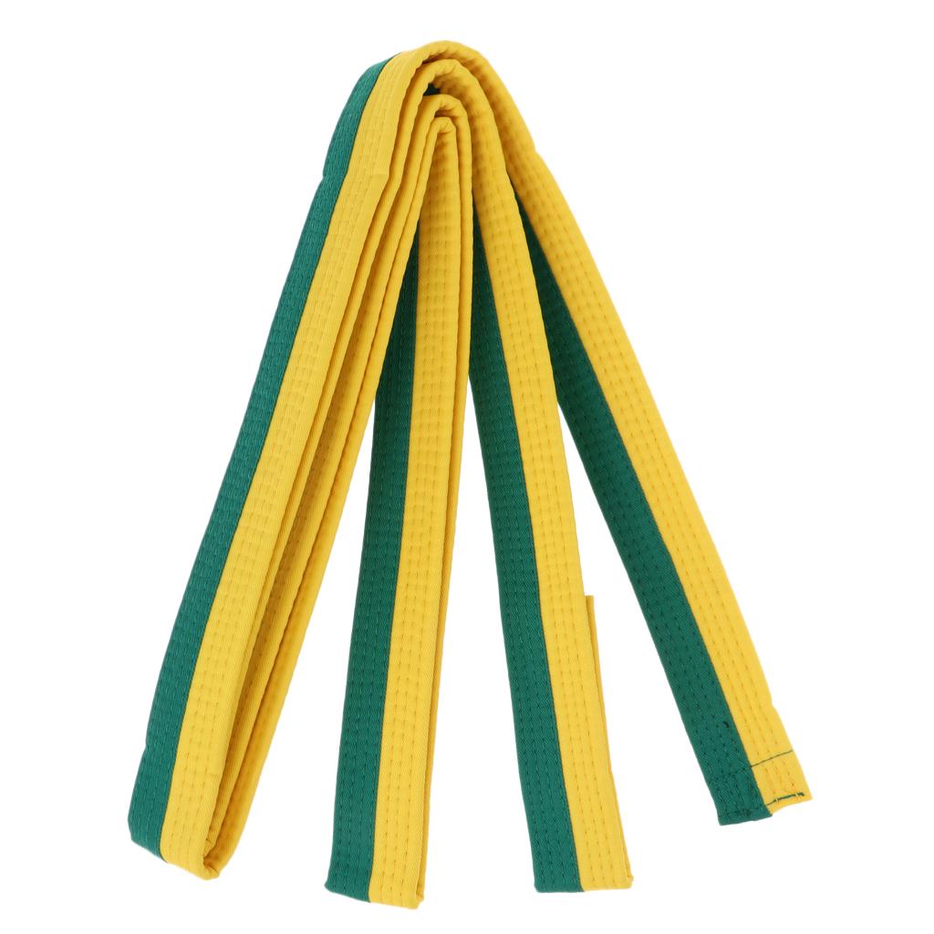 Durable Taekwondo Belt Double Wrap (Colors) Belt Judo Aikido Belt