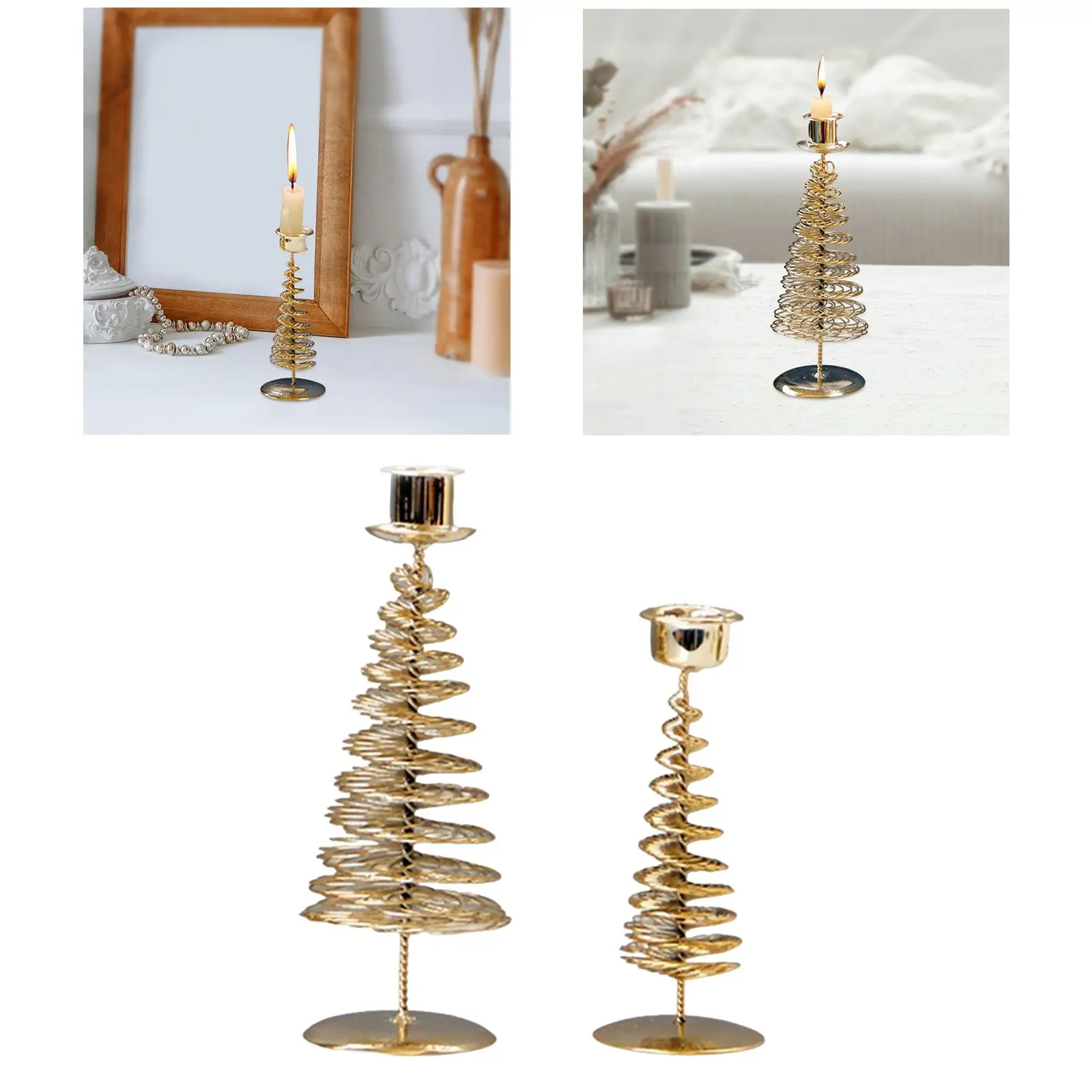Metal Tree Candle Holders Candle Stand Crafts Tealight Candlestick for Tabletop