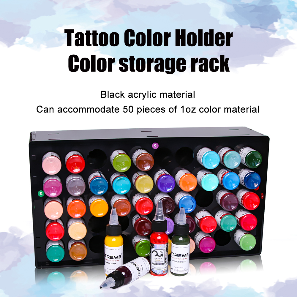 Best of Tattoo Pigment Rack Assembly Colorant Holder Thickness 3.5mm Acrylic Finishing Storage Box Tattooink Special HYlab Tattoo Supply Reviews & Tips