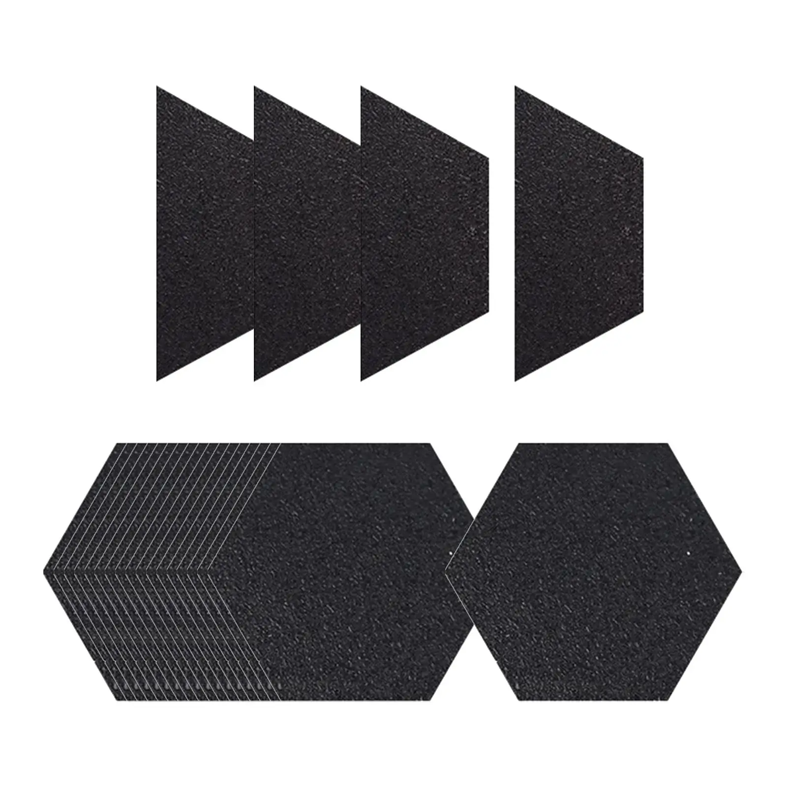 Hexagon Surfboard Pads Anti Slip Mat Waxless Deck Pads for Shortboards Surf Boards Skimboarding Grip Surf Paddleboard