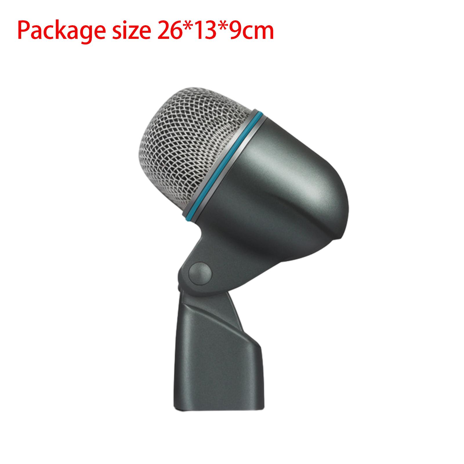 Drum Microphone Multipurpose Professional Instrument Bass Drum Mic Kick Drum for Entertainment Meeting Band Mixer Speech