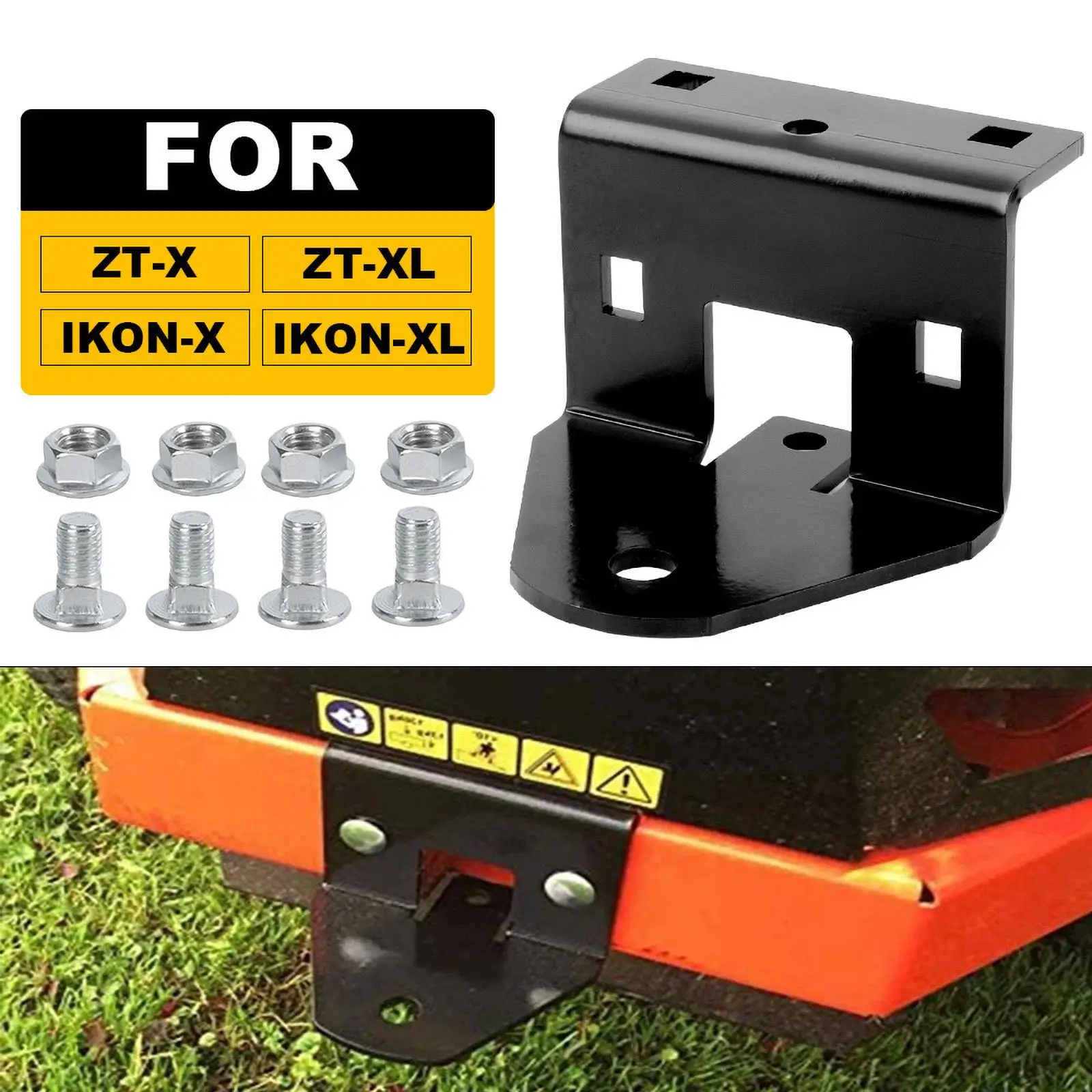 71514900 Trailer Hitch with Fittings for Ariens Gravely Zt-X Zt  XL Spare Parts Easy Installation Durable