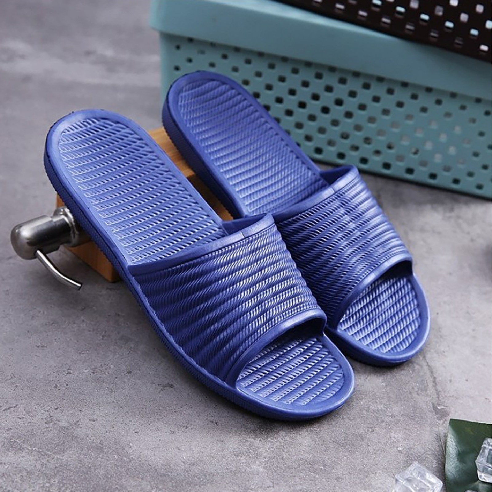 Title 11, Summer Men Indoor Slippers Floor Flat Shoes Ind...