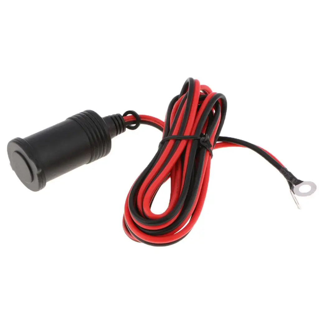 Plug 12V Female Car Adapter Socket Connector Lighter 2