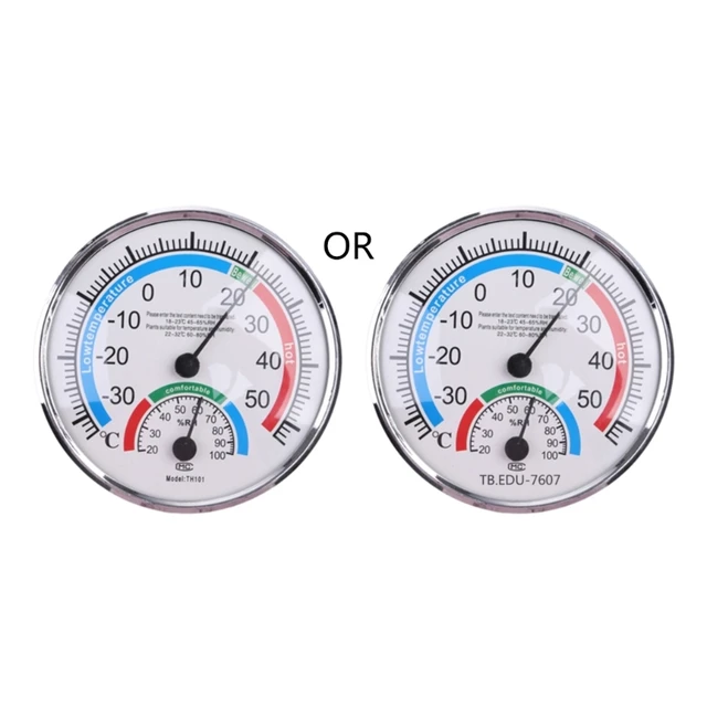 2 In 1 Indoor Thermometer Hygrometer Humidity Temperature Gauge Meter  Mechanical - AliExpress