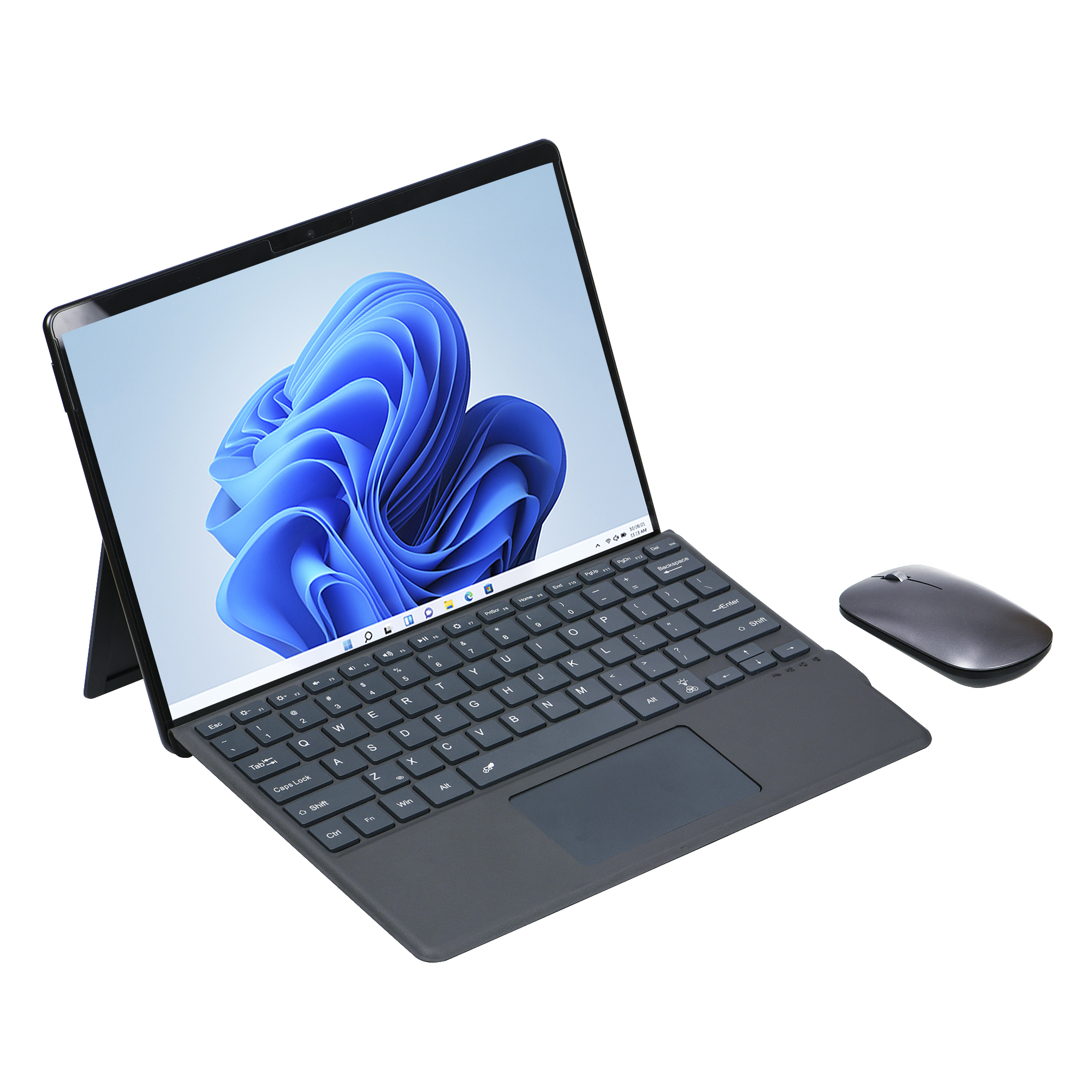 teclado sem fio bluetooth para microsoft surface pro com touchpad backlight teclado manga com suporte de caneta magnética