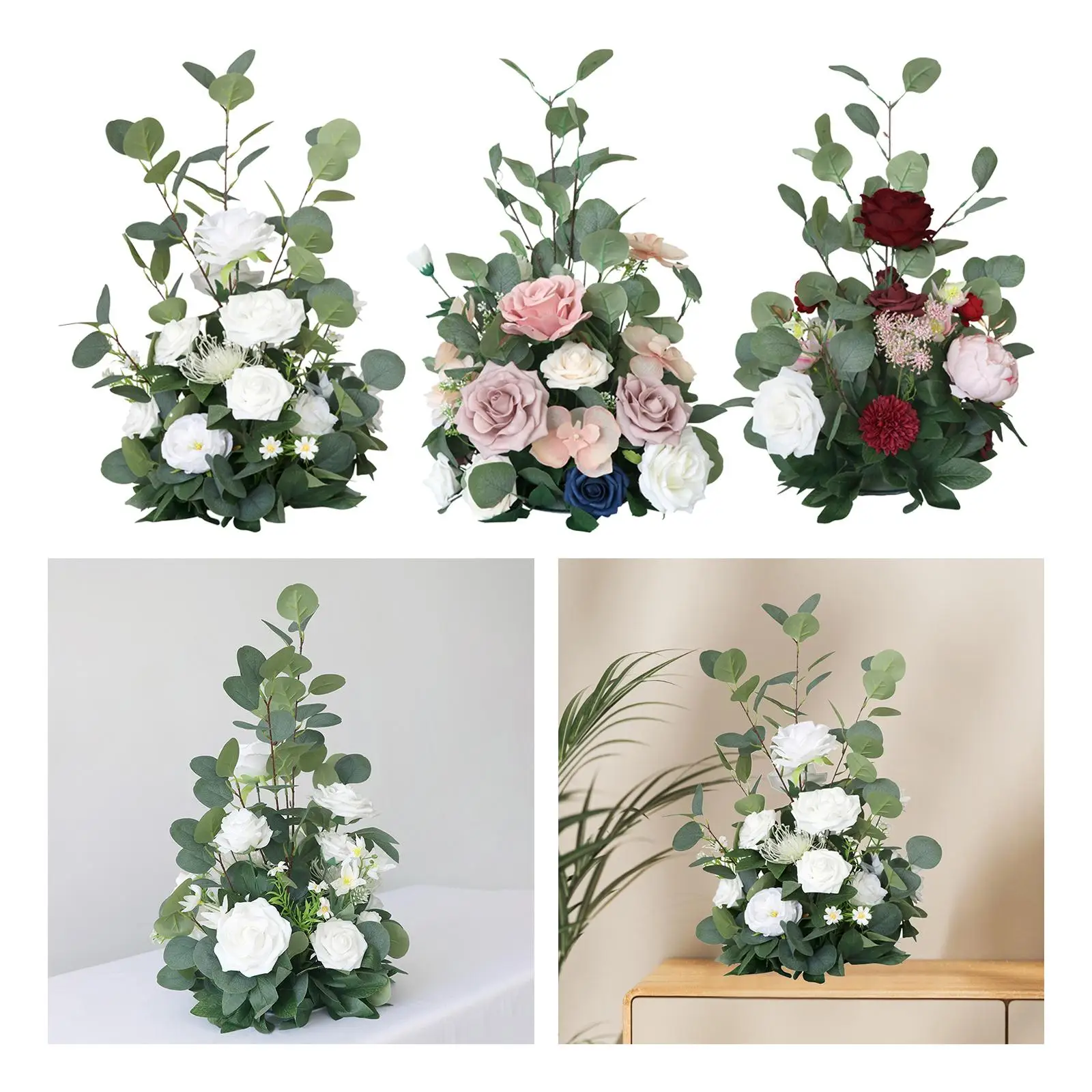 Artificial Flowers Flower Arrangement Realistic Table Centerpieces Wedding Centerpiece for Wedding Festive Ceremony Events Home