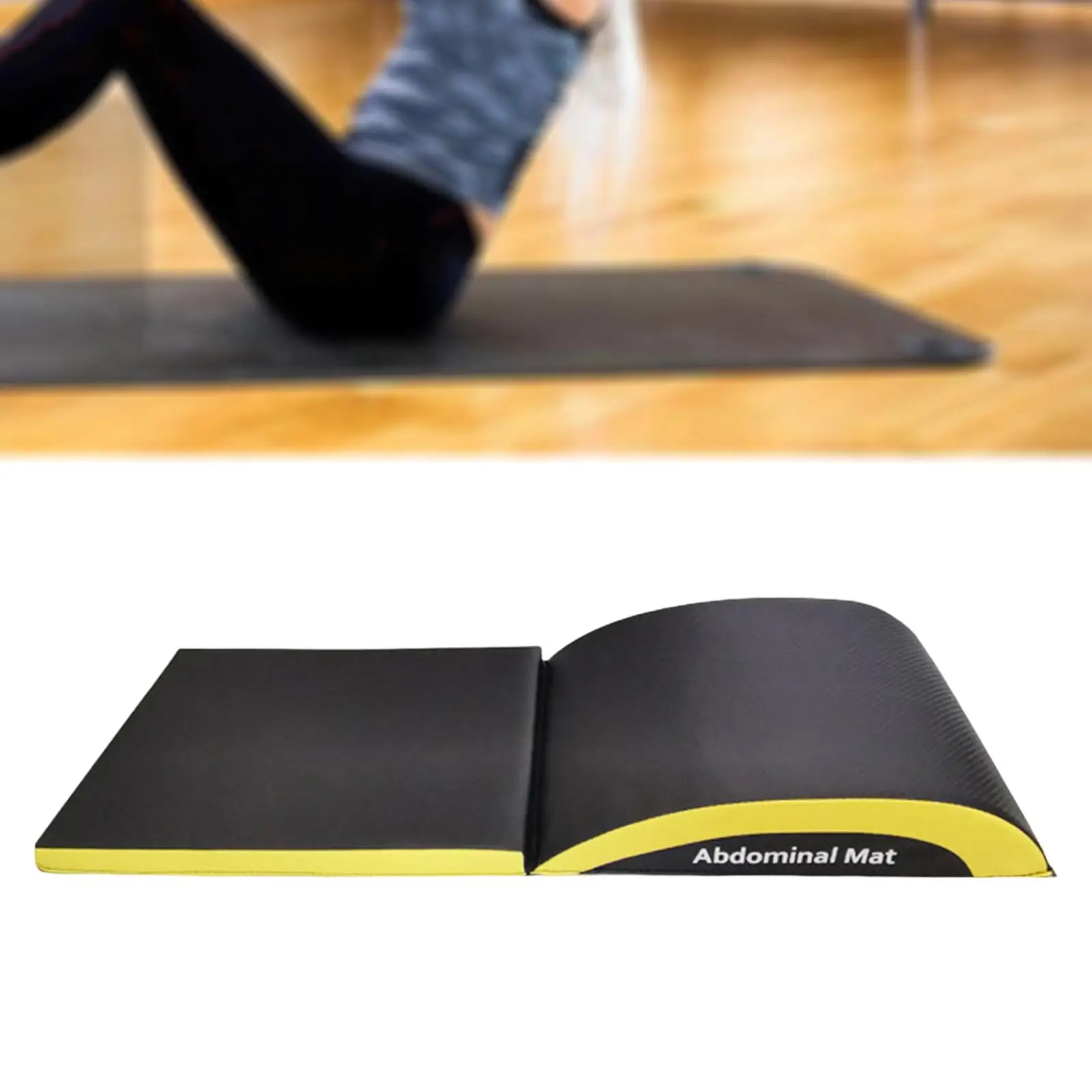 Folded Ab Exercise Mat Abdominal Core Trainer Pad Workouts Stretches Ab Muscles Situp Sit Exerciser Cushion