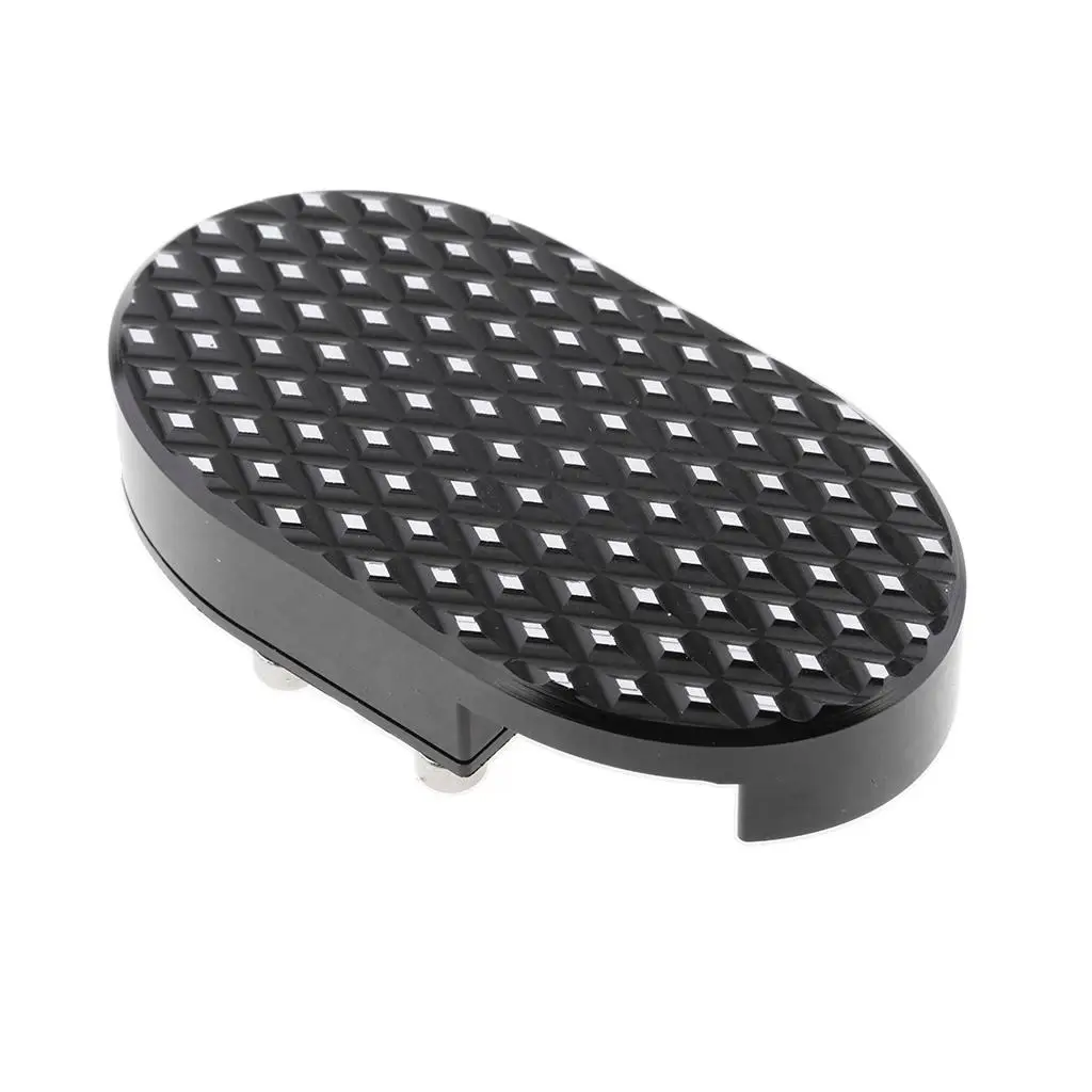 Black Granular Brake Cover Footpeg for   XL883