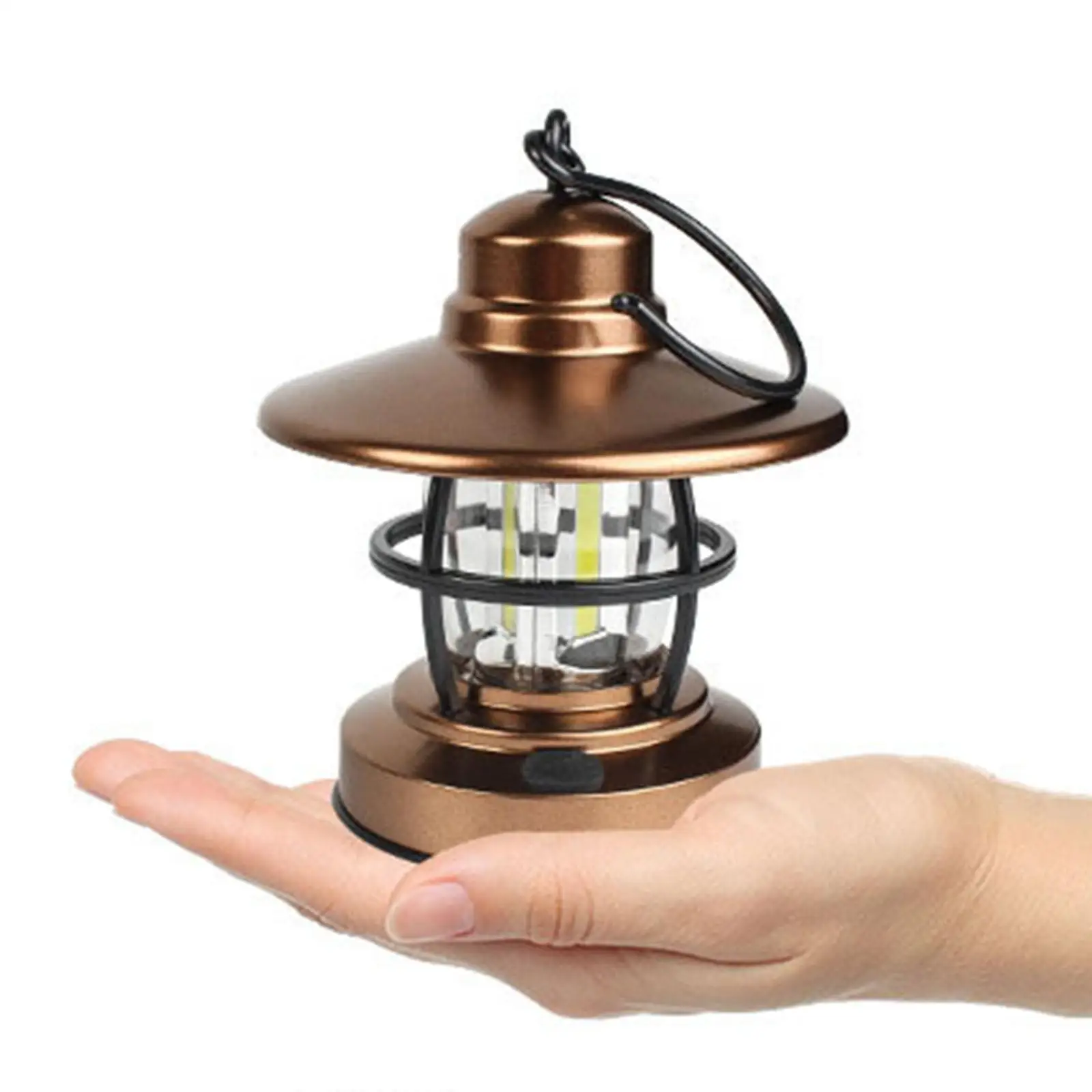 Battery Powered Retro Style Camping Lantern Lamp for Campers