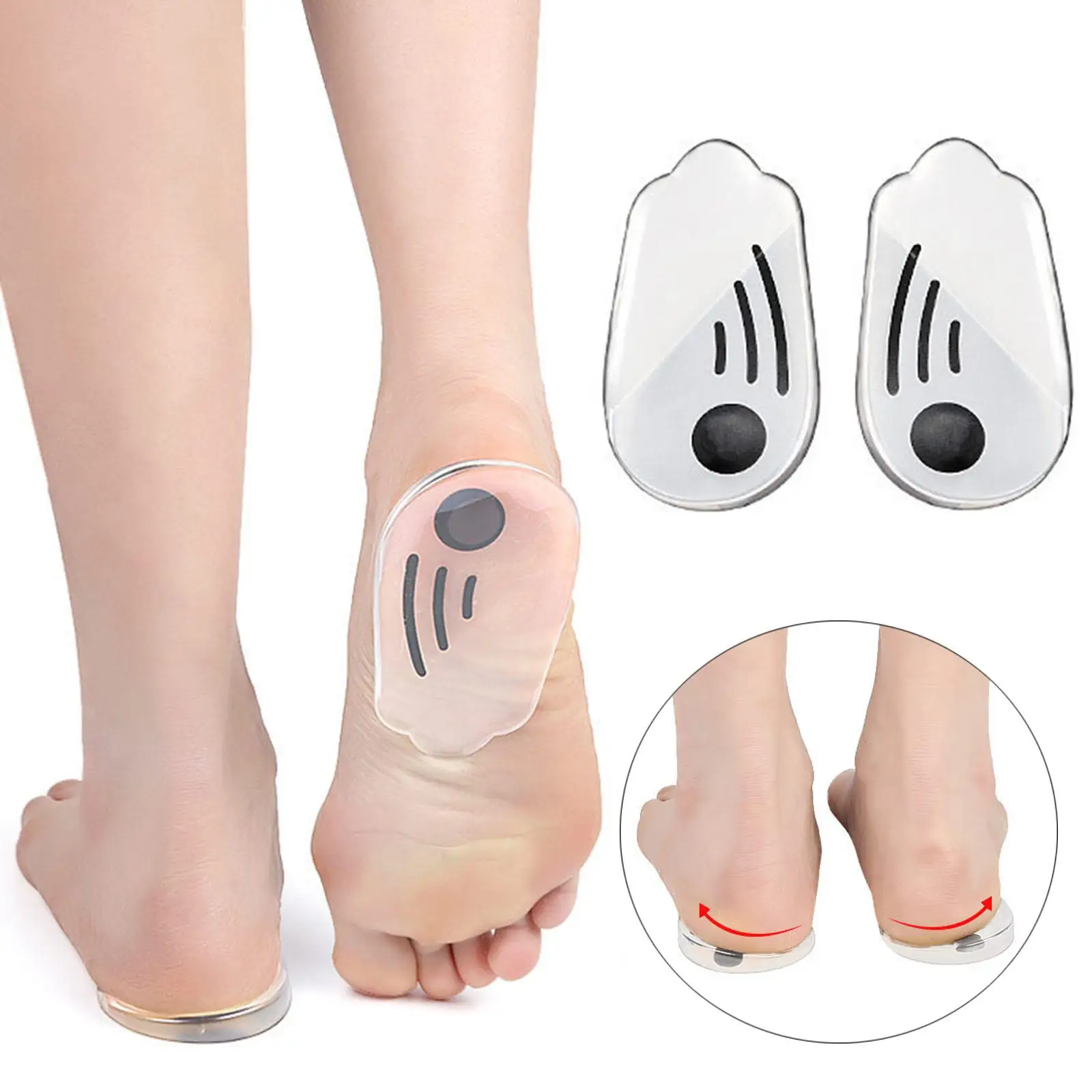 Orthopedic Insoles with Magnets Shoe Cushions for Men Women O/x Type Leg Flat Feet