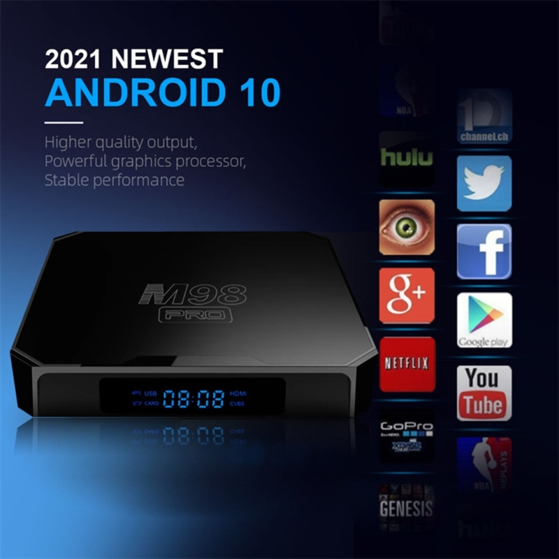 Title 9, Caixa android10.0 para smarttv Cortex-A53 cpu s...