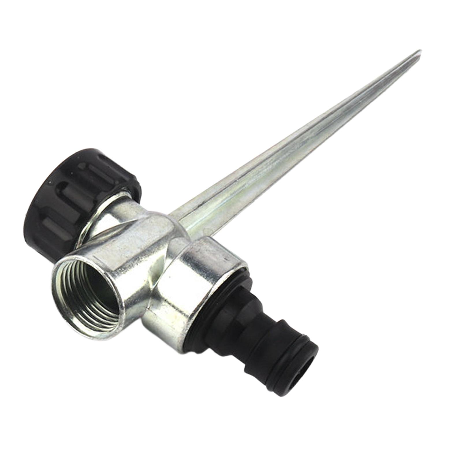 Lawn Sprinkler Stable Automatic Alloy Fittings Rotatable Stake for Garden Patio Agricultural Greenhouse Grass Irrigation