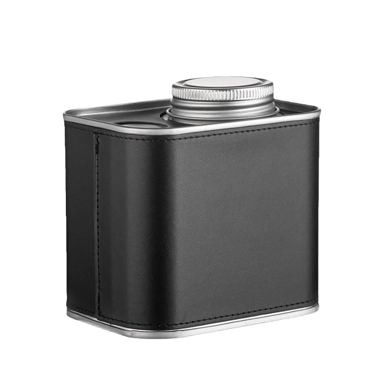 Vacuum Coffee Canister PU Leather Loose Tea Easy to Clean Multifunctional Rice Tea Storage Container Coffee Storage Container