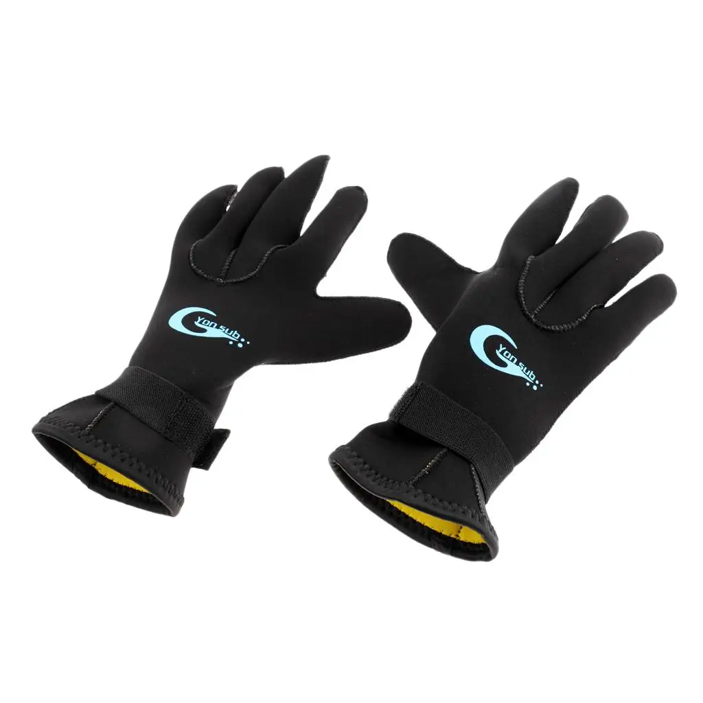 1 Pair Elastic Keep Warm 3mm Neoprene Wetsuit Gloves Anti Slip Anti-scratch Scuba Diving Spearfishing Gloves S/M/L/XL